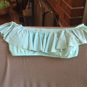 Xl mint green swim top
